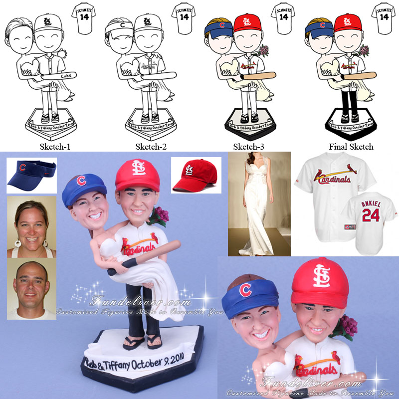 St Louis Cardinals Cake Toppers